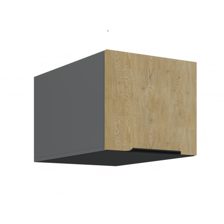 Szafka kuchenna okapowa 40 cm głęboka CREMA dąb cremona / antracyt 40 NAGU-36 1F